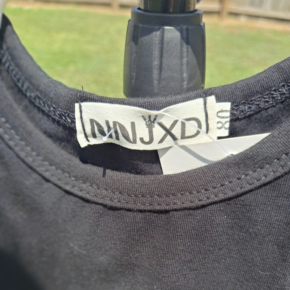 ⚫️ 🔴 ⚪️ Black Top Red And White Polka-dot Dress With Mouse Ears Headband - Picture 5 of 5